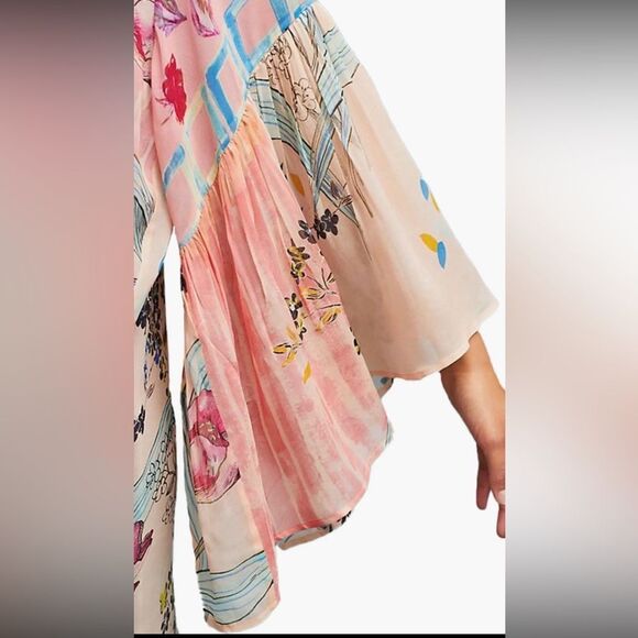 Saachi Floral Kimono Cardigan, one size - Picture 2 of 12